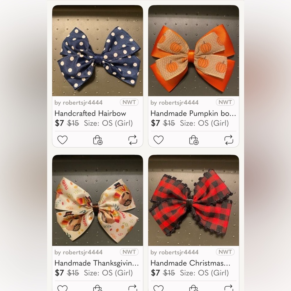 Bundle of Hair Bow for Kids (4 for $20)